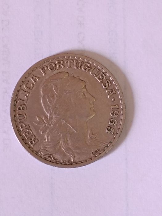 Moeda escudo alpaca 1935