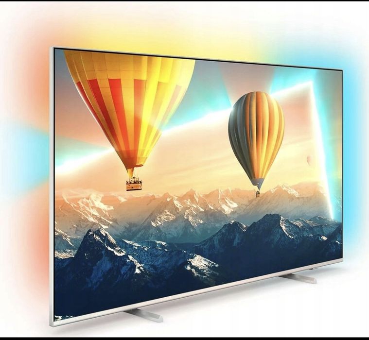 Nowy TV Philips Led 55 cali plaski  Ambilight x3  android  Smart new***