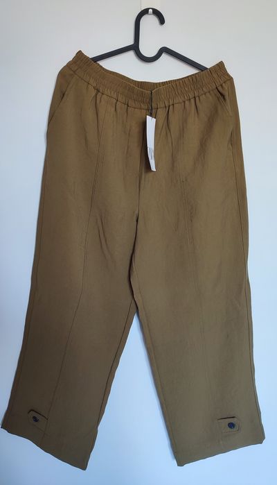 Zara Spodnie carrot wiskoza S/M