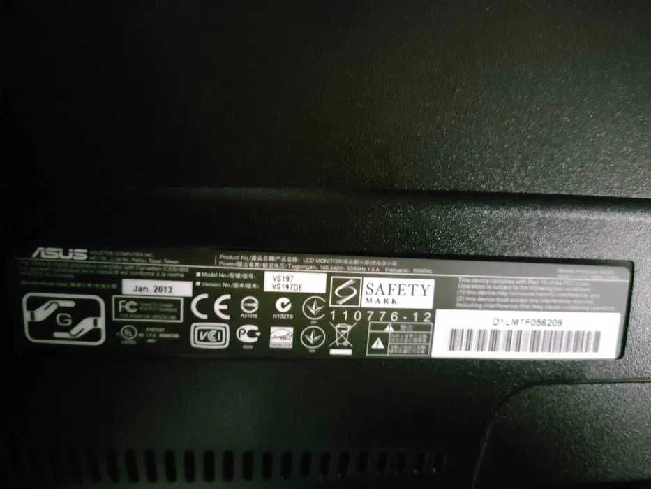Monitor ASUS vs197 18,5"