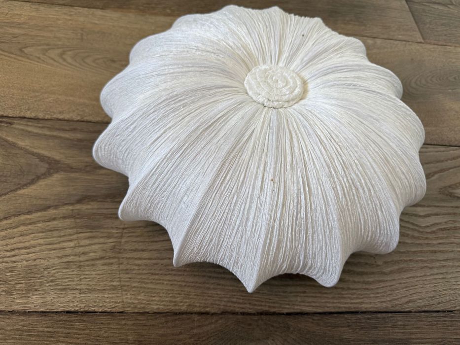 Designerska lampa sufitowa, kinkiet  PLU 40 cm, jedwabna