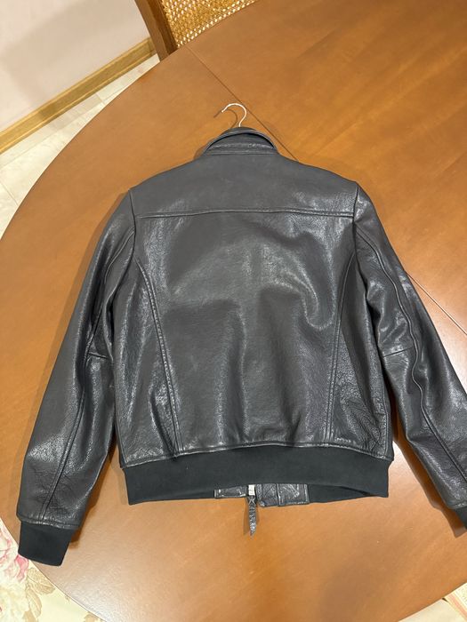 Куртка шкіряна жіноча, утеплена, бренду superdry