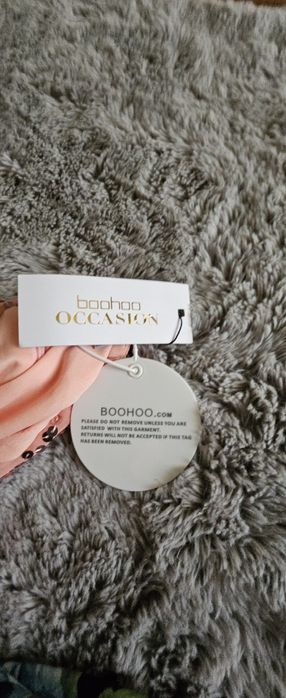 Sukienka cekiny komunia wesele  Boohoo 44/46 Nowa