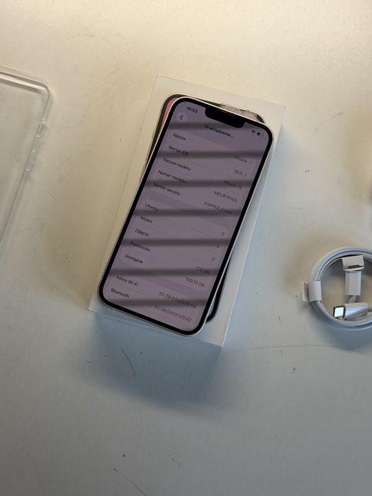 iPhone 14 128gb biały bateria 100% komplet