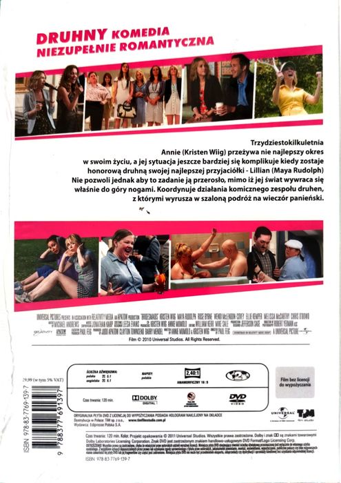 Film Druhny DVD płyta, booklet, nowy w folii, 2011