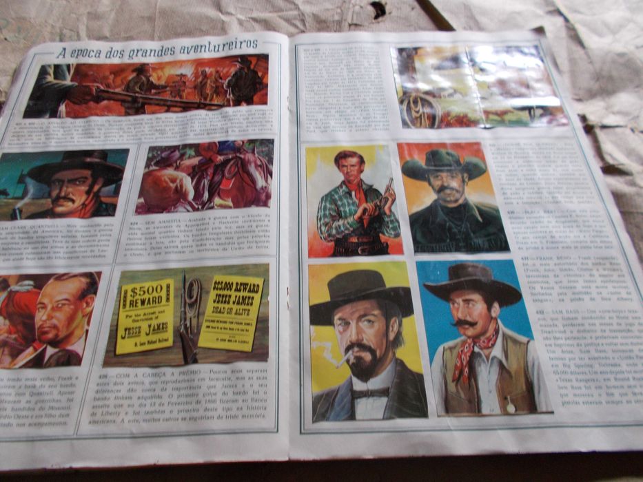 Conquista do  Oeste .250 cromos.