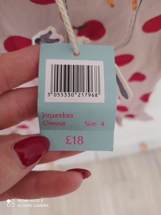 Piękna nowa dziewczęca bluzeczka firmy Joules 4 lata.