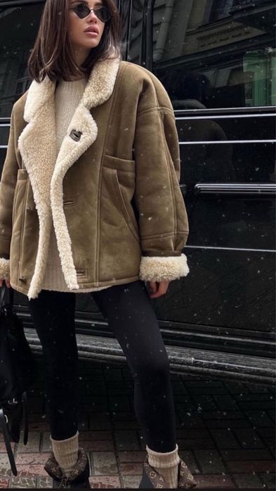 дубленка дублянка Sandro Paris р.1 Оригінал