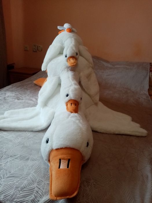 Гусь обнімусь 70см, 90см, 150см. Ціна 300гр.