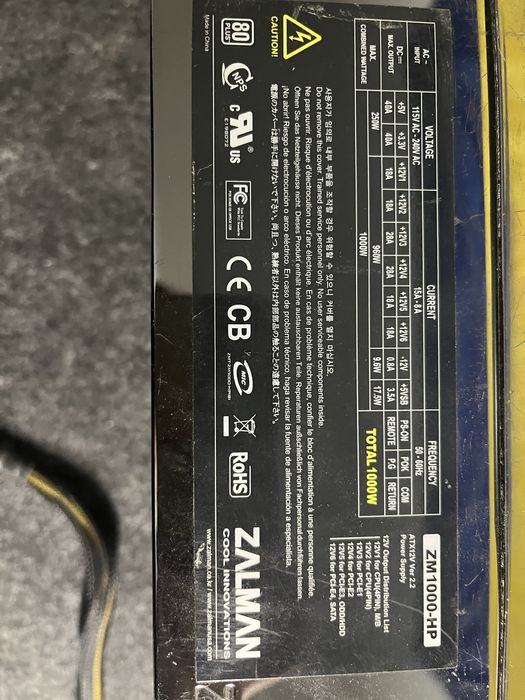 Блок живленя Zalman 1000w
