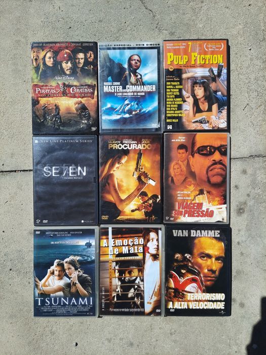 CDs de DVD de Ação, Mistério, Romance, etc