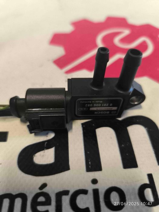 Sensor Pressão Dos Gases De Escape AUDI Q3 2.0 TDI quattro (130 kW / 177 cv) [06.2011 - 10.2018] 0281006082 (OEM)