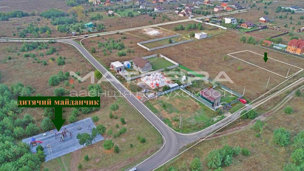 Бобриця 12 соток Продаж ділянки під забудову Поряд ліс