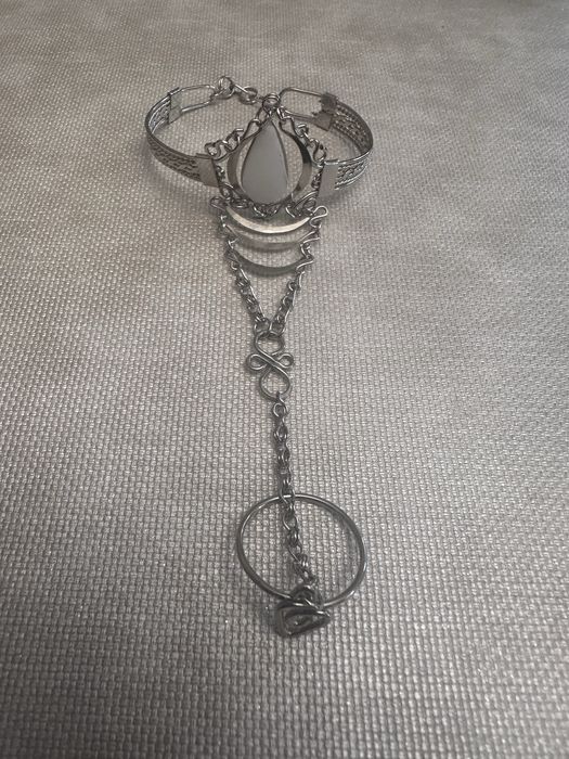 Bransoletka z pierścionkiem rozm.19