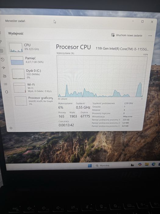 OKAZJA! Laptop MSI Modern 15 / i5-1155G7 / 8 GB / 512 SSD / WIN 11