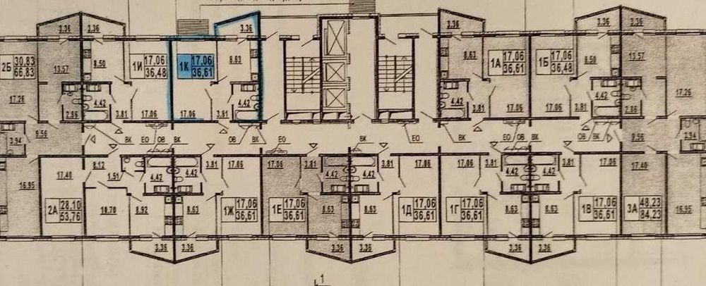 1-комнатная квартира по адресу (площадь 37 м²) - Atlanta.ua - фото 2