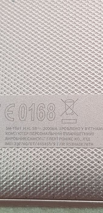 Планшет Samsung Tab E (SM-T561) 3G (Xiaomi Redmi Pad  SE (4/128gb)