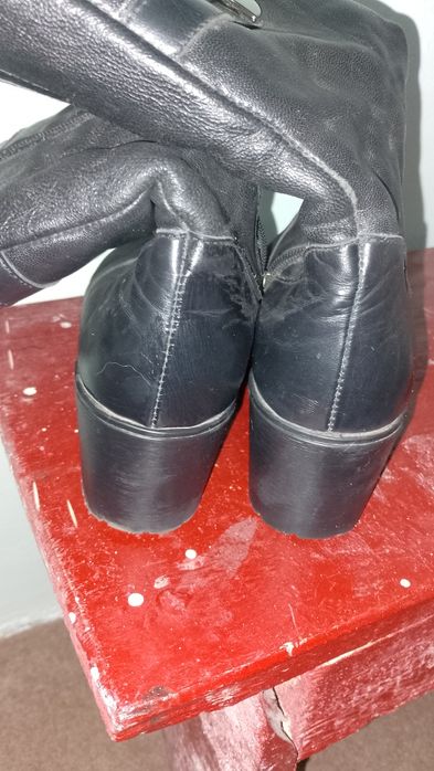 Чобітки шкіряні, зимові