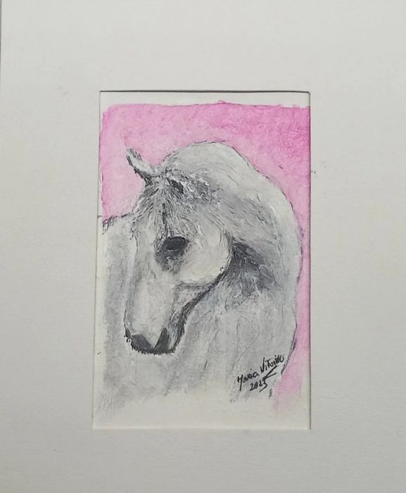 Original Horse Acrylic Painting