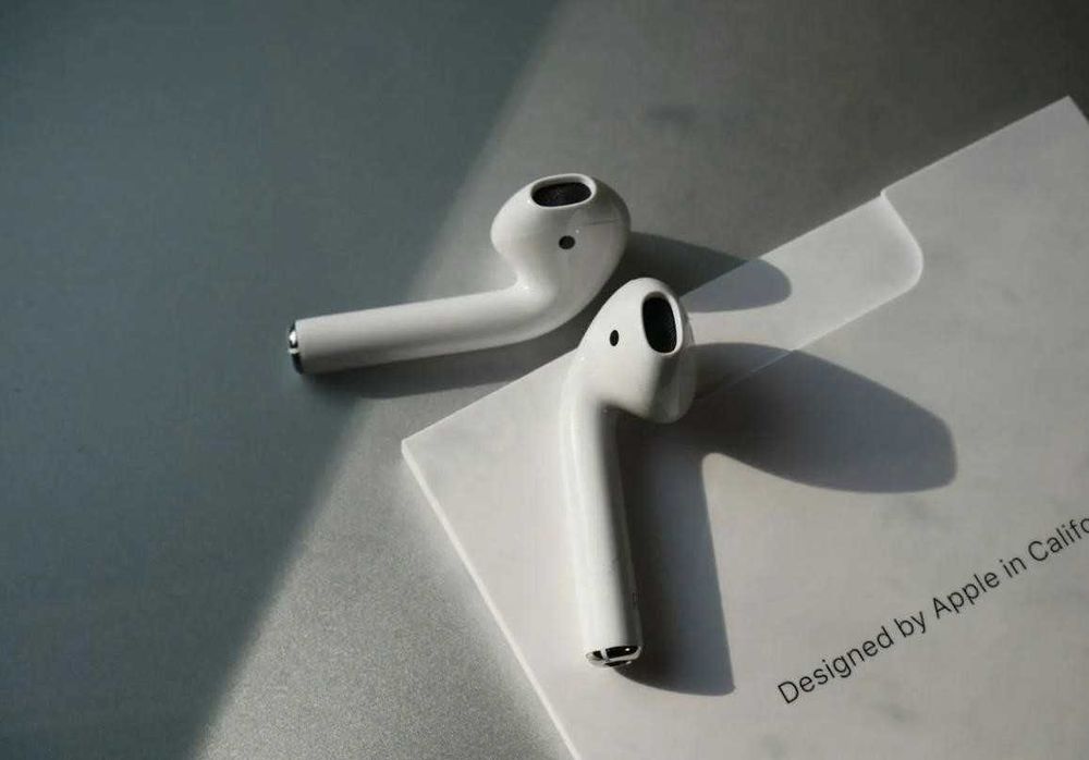 Навушники Бездротові аірподс 2 1в1 Lux +чохол