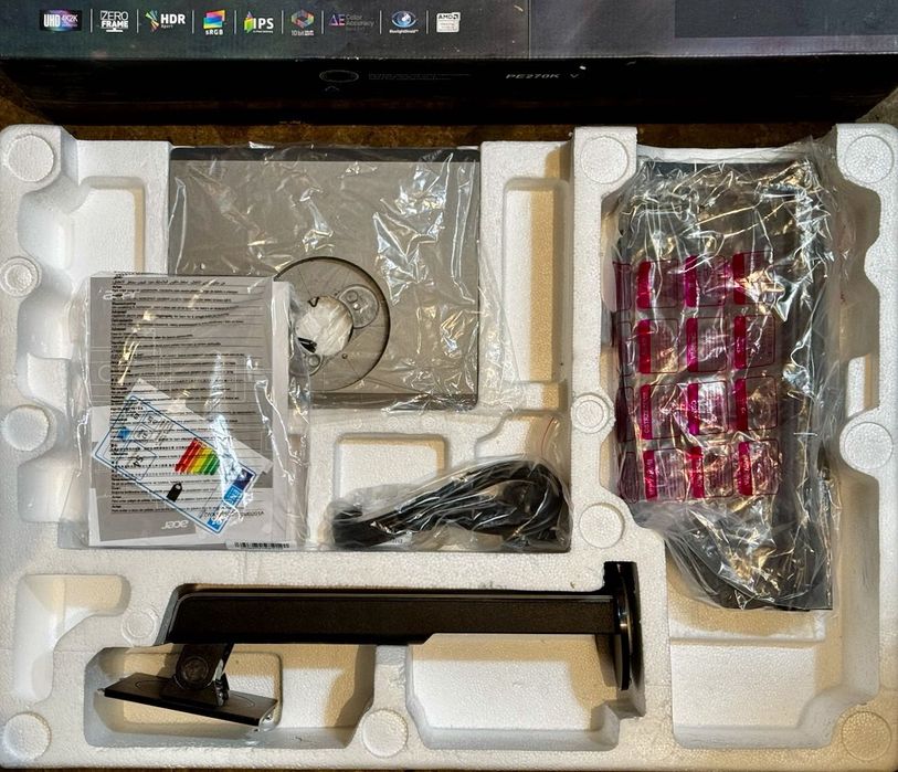 Monitor Acer ProDesigner PE270K 27" 4K IPS