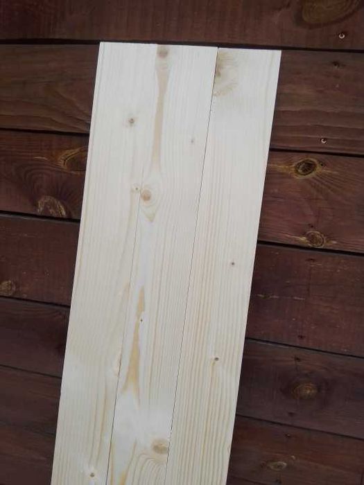 Deska ścienna 1,2 m, świerkowa, heblowana