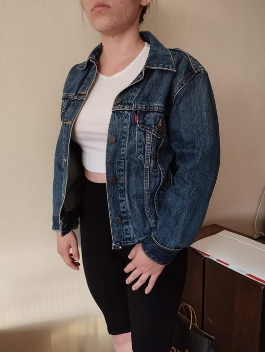 Kurtka Levis ciemny jeans