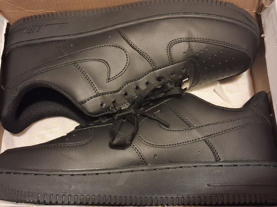 Nike Air Force czarne męskie af1 47 31cm