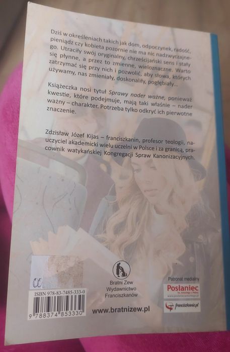 Książka "Sprawy nader ważne" o. Kijas, za darmo