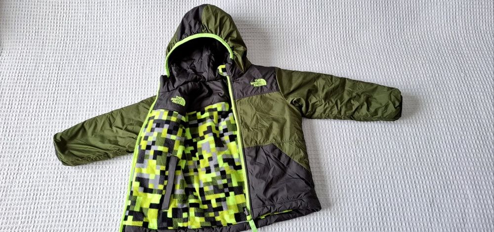 The North Face, dwustronna kurtka chłopięca, roz. 98cm