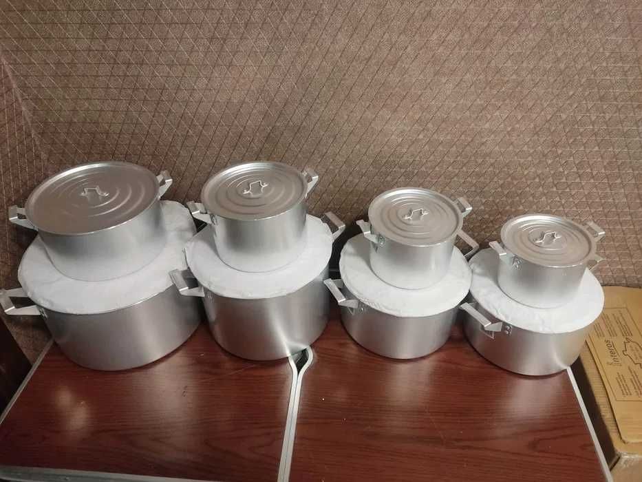 Кастрюля алюминиевая 20л/30л/40л/50л/60л Interos