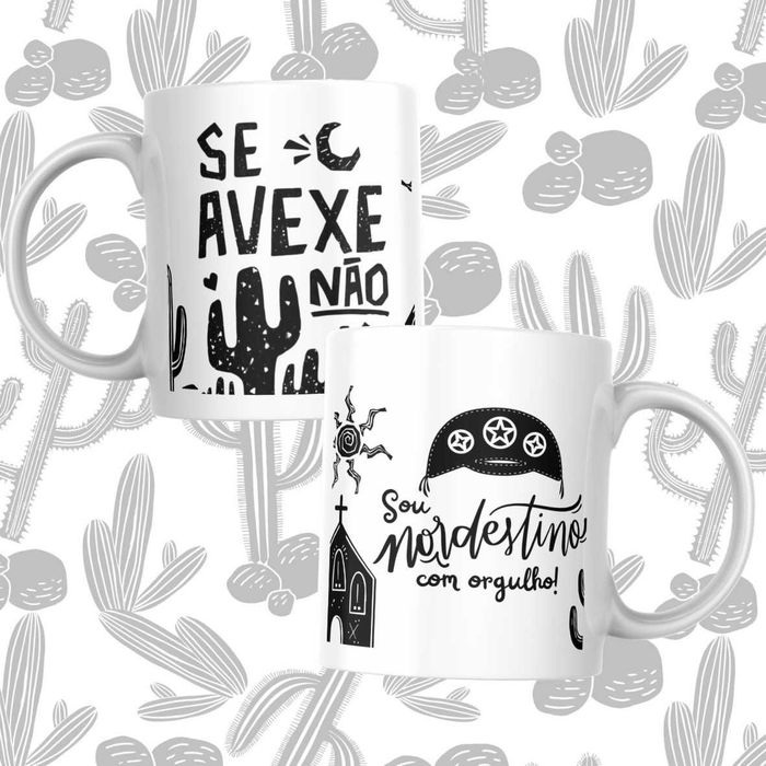 Caneca Orgulho Nordestino - Personalizada (Frete Grátis)