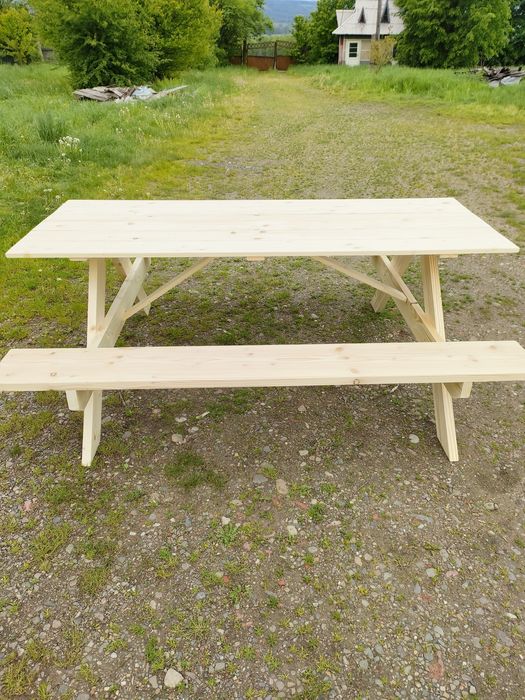 Стіл садовий лавка