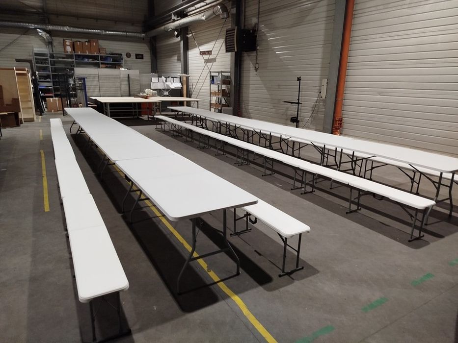 Wynajem stoły, ławki, krzesła imprezowe cateringowe