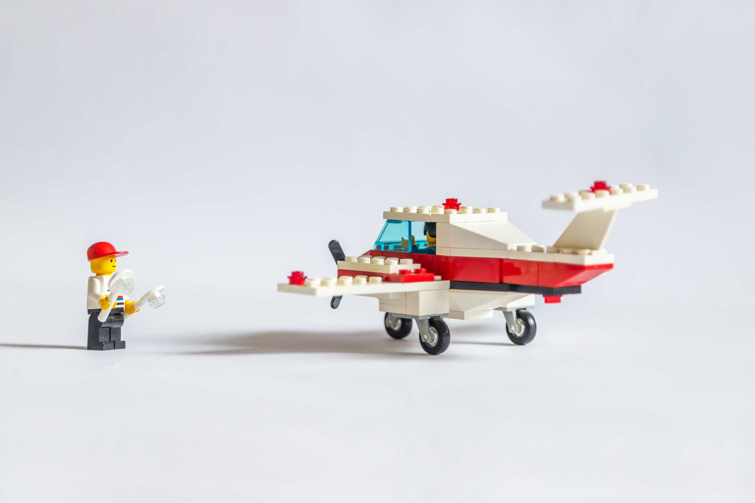 Lego 6687 Turbo Prop I Town Airport samolot City PRL Krakow Podgorze OLX.pl