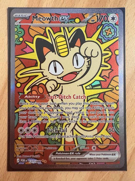 Karta pokemon Meowth ex