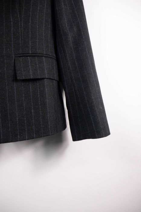 Marynarka Ralph Lauren w paski biurowa klasyczna casual wełniana