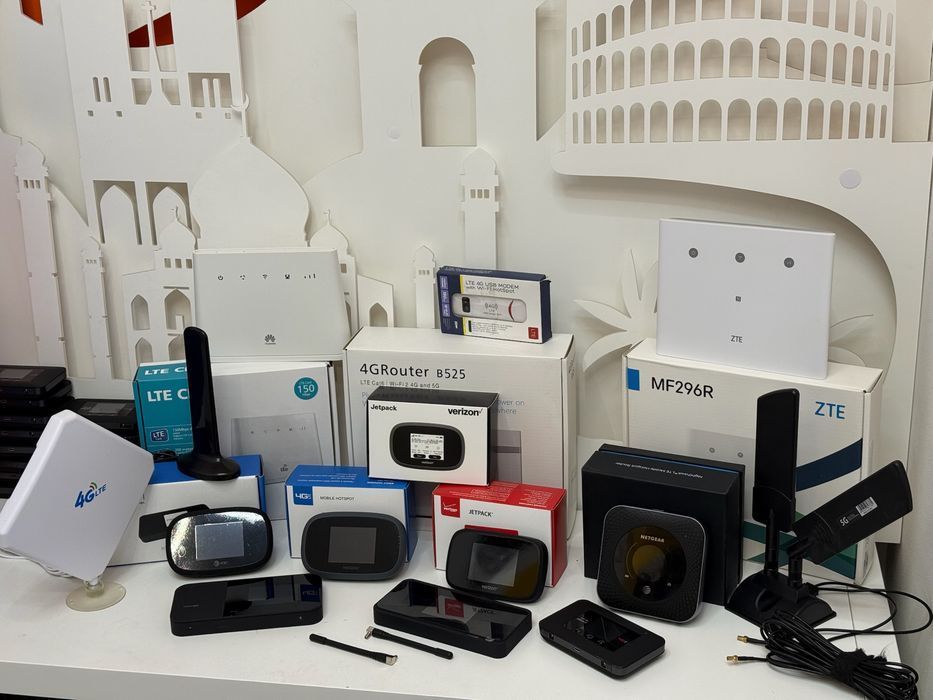 Мобільний інтернет WiFi 4G/5G роутер + антени