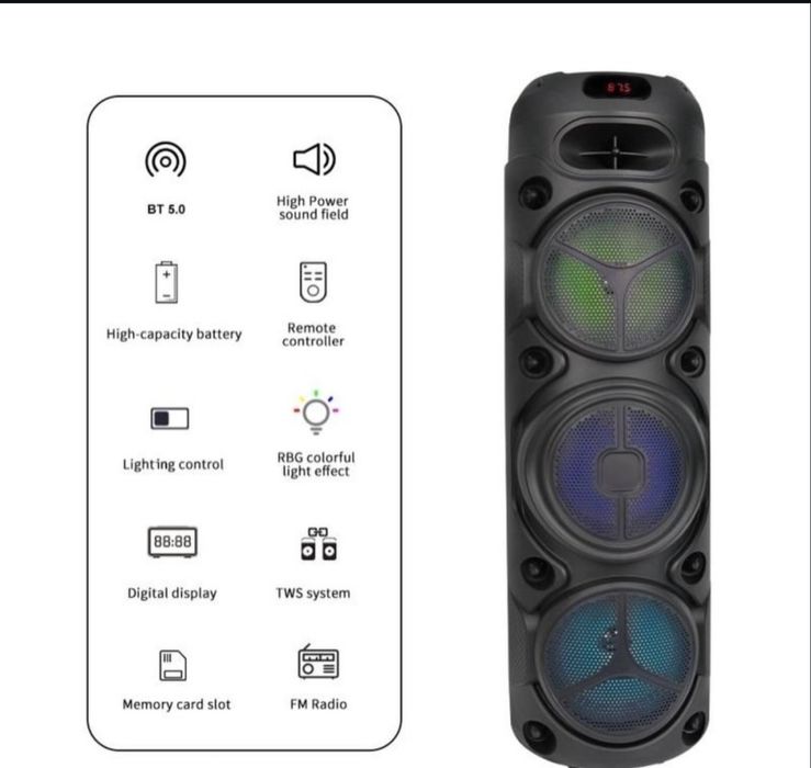 Безпроводная портативная Колонка от бренда Sing-E Original product. 100% Model: ZOS8308 6000mAh