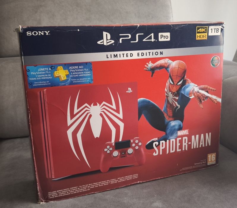 PS4 PRO Spider Man Edição Limitada