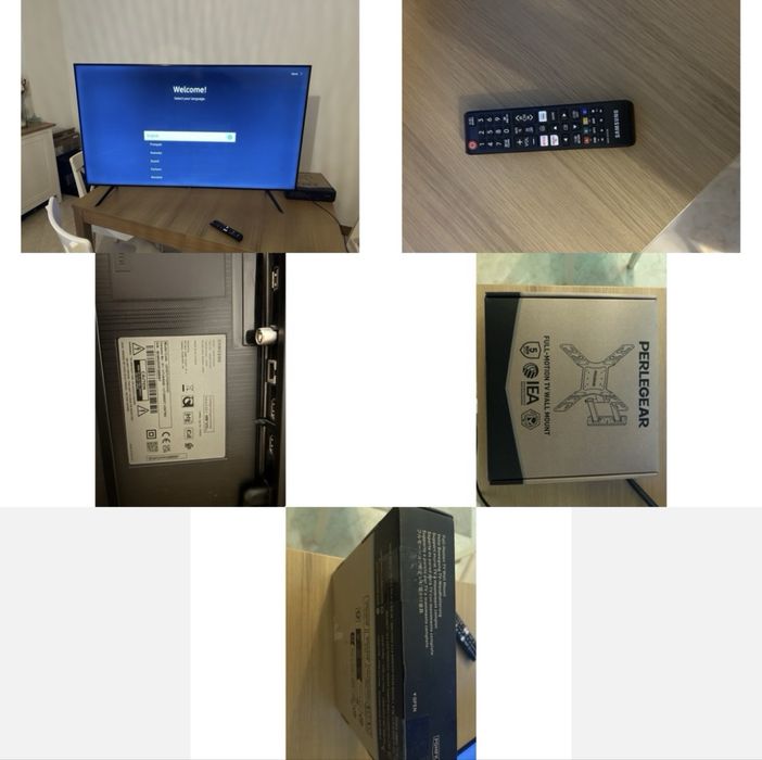 Samsung Smart TV 55” + Suporte de Mesa Novo (Selado)
