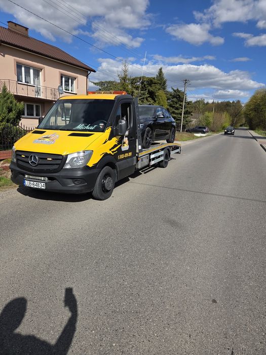 Pomoc drogowa laweta usługi transportowe