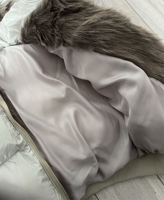 аляска куртка курточка дута пуховик MA1 з мехом зимова