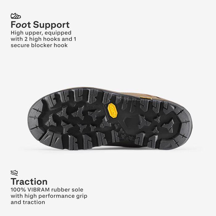 Botas de Trekking de couro impermeáveis Mulher Vibram MT500 Leather -