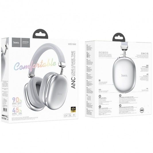 Оригинальные Накладные Беспроводные Наушники Hoco W35 Max ANC 90 часов