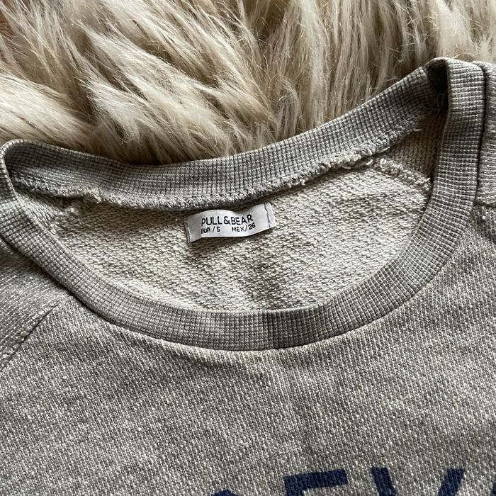 Szara cienka bluza sweter forever young pull&bear s