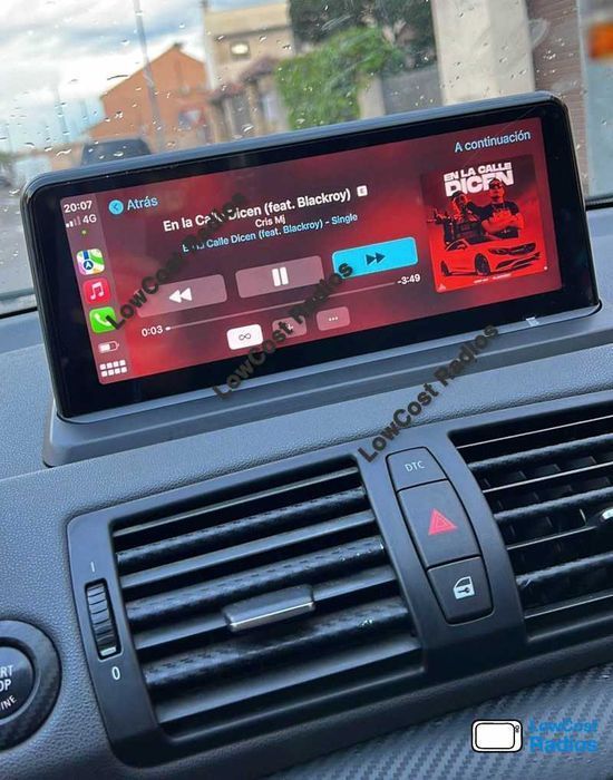 Auto Rádio GPS Android BMW Série 1 (E81 E82 E87 E88) • APPS • WIFI