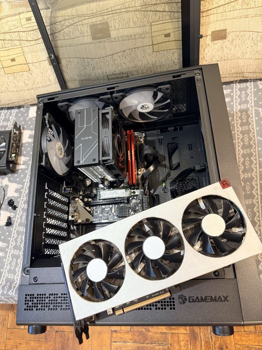 Компьютер ПРО Ryzen 7+32ddr+накопичувач 512 м2+ Radeon VII 16гб відео
