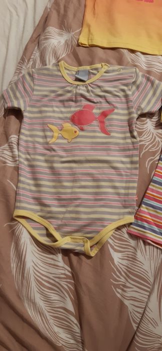 Bluzki COCODRILLO r.92 zestaw body gratis