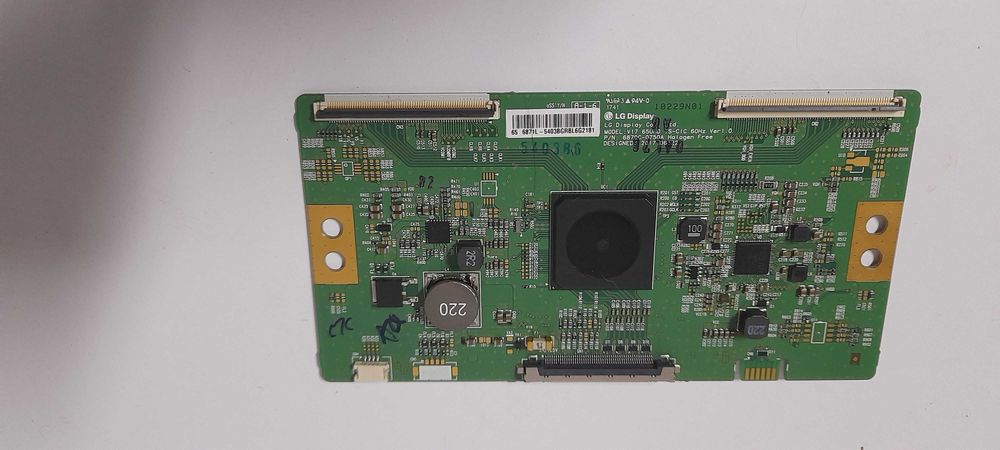 Placa T-CON para TV LG modelo 65UJ630V/para peças